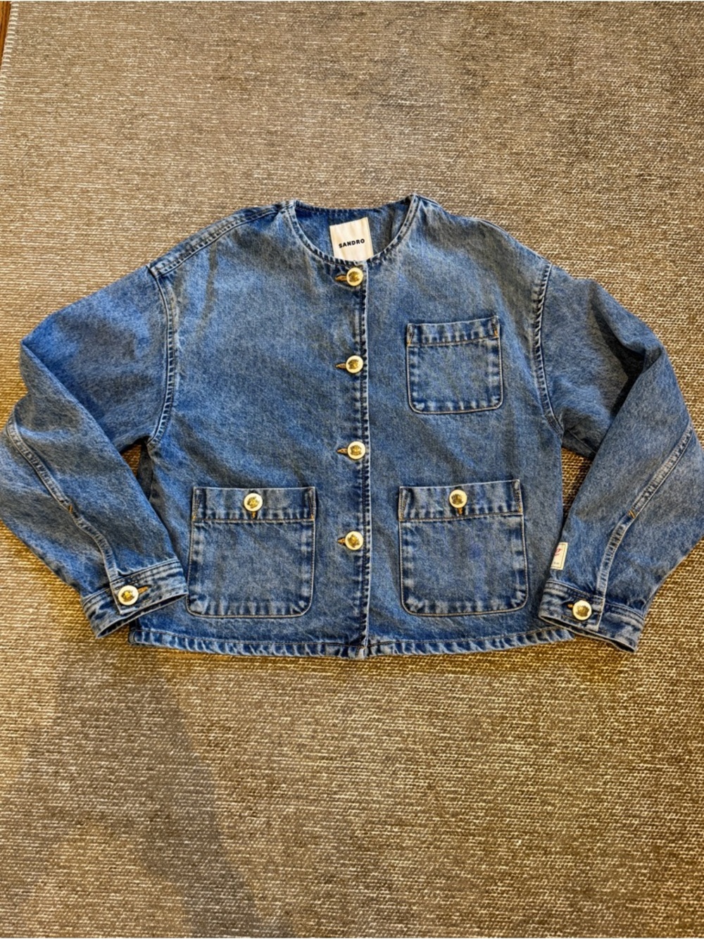 Sandro Denim Jean Jacket - Picture 4 of 8